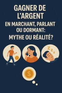 Personne marchant avec une application qui récompense en argent ou points