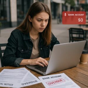 Jeune adulte de la génération Z travaillant en freelance sur son side hustle