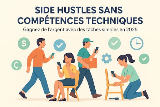 Side Hustles sans Compétences Techniques