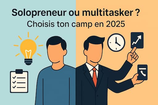 Dualité entre concentration (solopreneur) et dispersion (multitasker)
